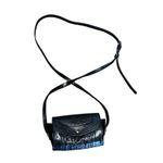 Patricia Nash black leather Amatrice Florence Tooled Mini Barrel Crossbody Bag Photo 0