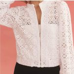 Anthropologie By  Crochet Bomber Jacket never worn no tags size small Photo 0