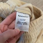 Reformation NWT  Talia Pant Sand Terry Cloth Pull On Cotton Blend Size M Photo 6