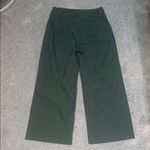 Anthropologie Maeve The Colette Ankle Cropped Linen Wide Leg Pants Green 31 Photo 4