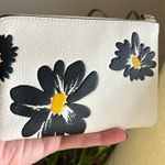 Coach Authentic Leather floral zip card wristlet Photo 9