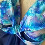 Heat seaside chic missy cross over one piece swimsuit Blue Size XL Photo 1