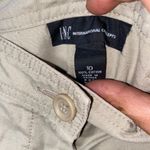 NWT INC International Concepts Beige Khaki Straight Leg Roll Photo 4