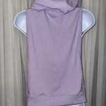 Gymshark  Purple Sleeveless Hooded Crop Sweatshirt Photo 4