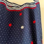 Talbots Plus 1X Top Blue Red Nautical Popover Pullover Patriotic 4th of July Photo 3