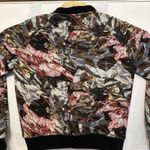 & Other Stories & Other Stories Womens Size 4 Multicolor Full Zip Collarless Bomber Jacket Photo 3