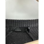 prAna  Dress Women SMALL‎ Grey Two-Tone Avalone V-Neck Knit Long Sleeve Sweater Photo 5