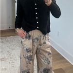 Amazon  floral wide leg jeans  Photo 0