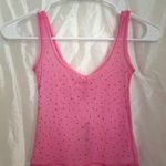 SKIMS  Rhinestone Mesh Tank Taffy RARE!  Photo 1