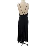 Free People  Beach Black Viscose Jersey Strappy Midaxi Dress‎ Size XS Photo 7