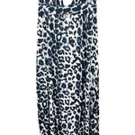 ASOS NWT Bohemian Leopard Print Blue Halter Maxi SunDress Vaca Beach Size 14 Photo 0