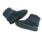 UGG  Shaina Black Suede Sweater Boot Size 7 Photo 3