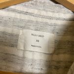 Billy Reid Linen Blend Stripe Button Up Sleeveless Tank Top Photo 4