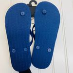 Hurley NWT  Sz 6 Blue Pink Flip Flop Sandals Photo 2
