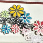 Coach Multi Flowers Key Ring Photo 1