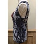 LOL Vintage  ~  Blue/White Tie Dye USA Sleeveless Top~ Size Small Photo 2
