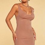 SheIn BAE Solid Backless Bodycon Mini Dress Photo 0