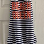 Beach‎ Queen Small Striped One Piece Swimsuit Vacation Cruise Beach Halter Tie Photo 0