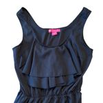 Simple & Cute Black Ruffle Top Dress Photo 2