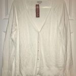 Merona NWT  Light Cream Pearl Cardigan Sweater Photo 0