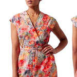 Athleta Marlow Romper Floral Print Size Large Photo 0