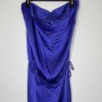 Indah  Silk‎ Strapless Jumpsuit Purple Photo 5