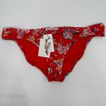 Jessica Simpson Bikini Bottom Size Large NWT Chantilly Lace Pepper Multi Red Photo 12