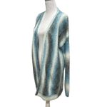 AP•NY Open Front Cardigan With Shades of Blue, Gray & Cream. Size S Blue Photo 1