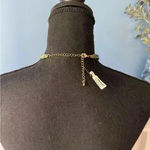 Free People NWT  Sweet Caroline Choker ~ Green Cord and Natural Stone Photo 3