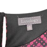 Luxology Dress Size 10 Multi Color Chevron Striped Womens Lined Polyester Photo 5