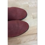Toms Burgendy Ankle Booties Chelsea Booties Burgundy - Size W9 Photo 1