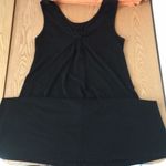 None Womens Knot Front Dress Stretchy Soft Liteweight Comfy Black Size Small/Medium Photo 6
