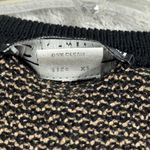 Dylani Knitwear Cardigan Womens XS Brown Black Zip Front‎ Textured Knit Classic Photo 8