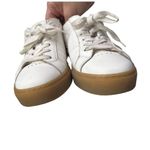 GREATS Brooklyn Low Top Sneakers White Leather Gum Sole Women’s Size 8 Photo 6