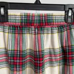 Aerie  Shorts Size L White Multi-color Plaid‎ Photo 8