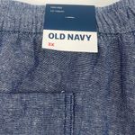 Old Navy  Linen Blend Drawstring Shorts Sz 3X New High Rise Cuffed Summer Preppy Photo 4
