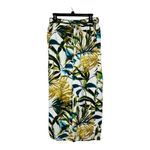 Chico's ‎ LEAF WIDE LEG PANTS ELASTIC WAIST LINEN DRAWSTRING GREEN WOMEN'S SIZE 2 Photo 4