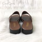Liz Claiborne 🆕Villager Brown Leather Sandals Photo 3