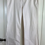 Gap Perfect Khaki Women's Size 8L Wide Leg Pants Beige Cotton Blend Y2K School Photo 0