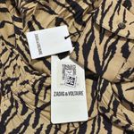 Zadig & Voltaire Rinka Tiger Print Long Sleeve Mini Dress, Size XS Photo 7
