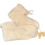 NWT Bonnie Doon Hand Knit All Wool Slippers Size 8 Photo 1