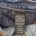 J Brand Roleen Frayed Stretch-Denim Skirt Size 26 Photo 5