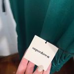 Revolve Ruched Green Dress Photo 3