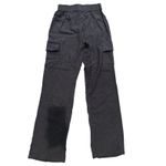 Drew NWT Size Small Women's Black Linen Blend High Rise Wide Leg Cargo Pants Photo 1