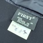 Vintage FIRST Black 100% Genuine Leather Biker Vest Women’s Halter Vest Size M Size M Photo 10