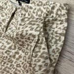 Amanda & Chelsea Tan & Off White Animal Print Cropped Pants Size 4 Photo 5