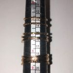 5 Gold Tone Rings Various Sizes CZ Rhinestones Boho Ring Lot Photo 3