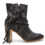 Free People Size 39 US 9 Seven Wonders Leather Ankle Boots Women’s Gray Buttery Photo 0