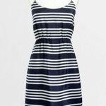 J.Crew Blouson Tankdress navy cream dress size 0 Photo 0