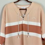 Anthropologie NWT The Upside Freja Pullover Shirt Size XL Peach Orange Photo 7